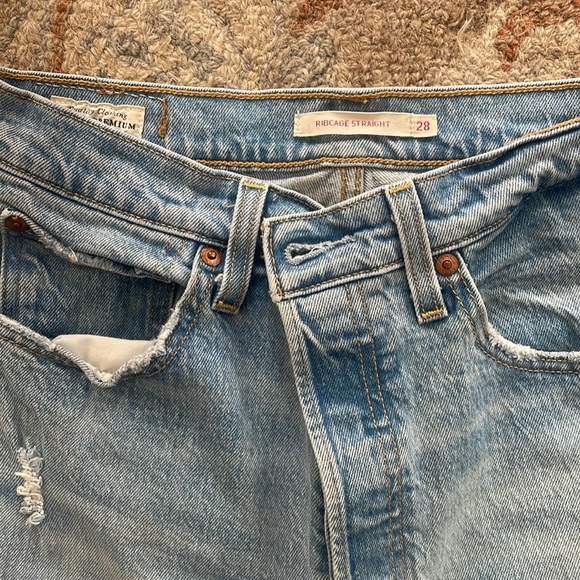Levi’s ribcage straight ankle jeans W28L27 - Picture 2 of 2